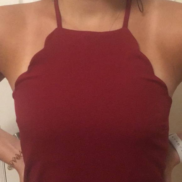 Lulu’s Scalloped Neck Line Dress - worn once! - Picture 3 of 8